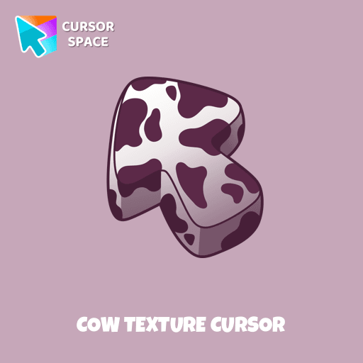 Cow Texture cursor arrow cursor